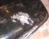 ausgerissener Anschluss der Tankentlüftung